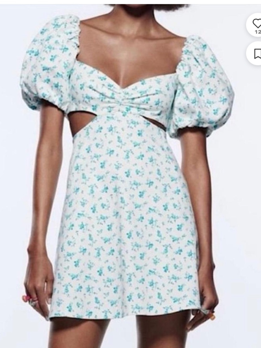 Zara floral dress
